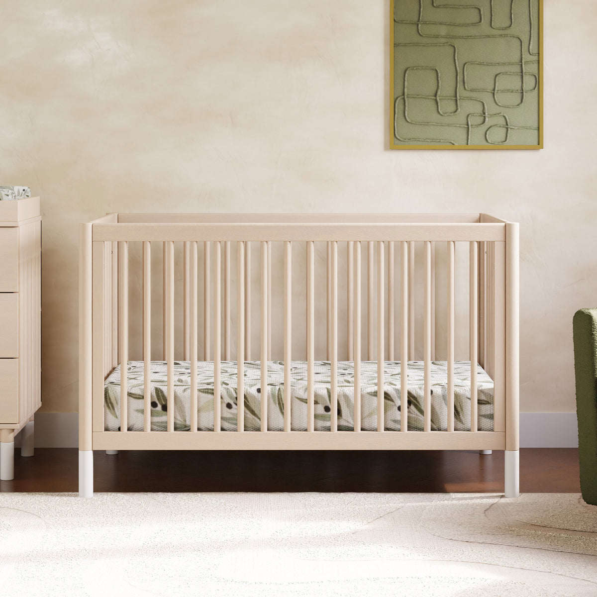Gelato 4-in-1 Convertible Crib with Toddler Bed Conversion Kit