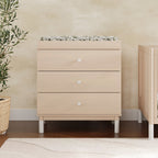 Gelato 3-Drawer Compact Changer Dresser with Removable Changing Tray (34")