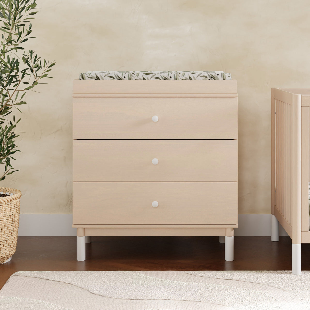 Gelato 3-Drawer Compact Changer Dresser with Removable Changing Tray (34")