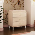 Gelato 3-Drawer Compact Changer Dresser with Removable Changing Tray (34")