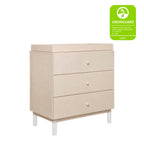 Gelato 3-Drawer Compact Changer Dresser with Removable Changing Tray (34")