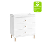 Gelato 3-Drawer Compact Changer Dresser with Removable Changing Tray (34")