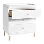 Gelato 3-Drawer Compact Changer Dresser with Removable Changing Tray (34")
