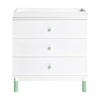 Gelato 3-Drawer Compact Changer Dresser with Removable Changing Tray (34")