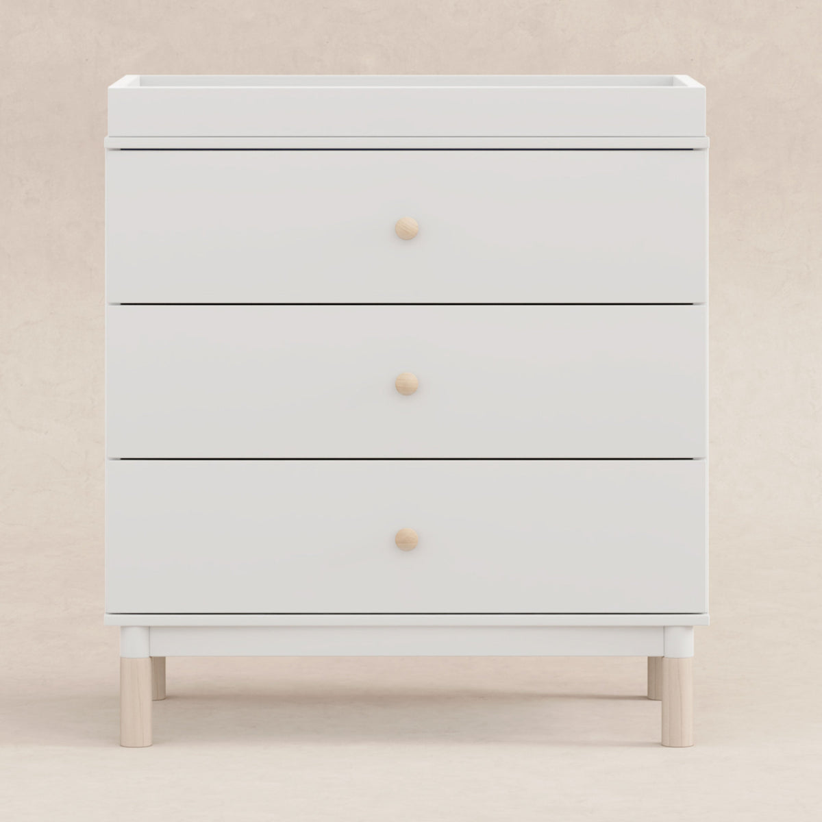 Gelato 3-Drawer Compact Changer Dresser with Removable Changing Tray (34")