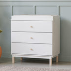 Gelato 3-Drawer Compact Changer Dresser with Removable Changing Tray (34")