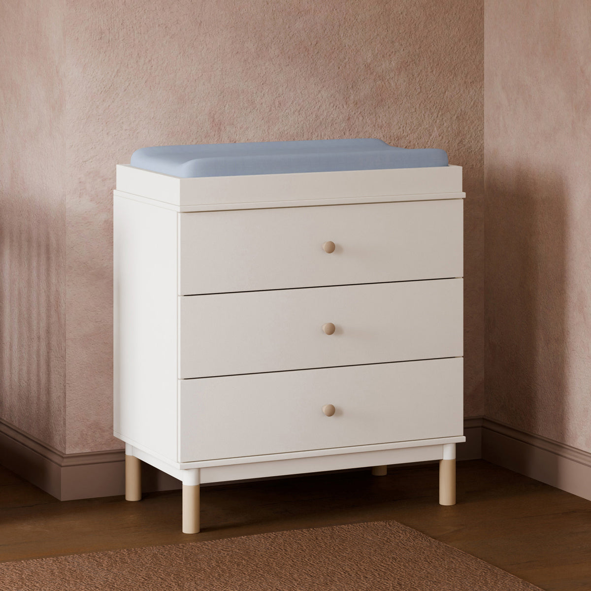 Gelato 3-Drawer Compact Changer Dresser with Removable Changing Tray (34")