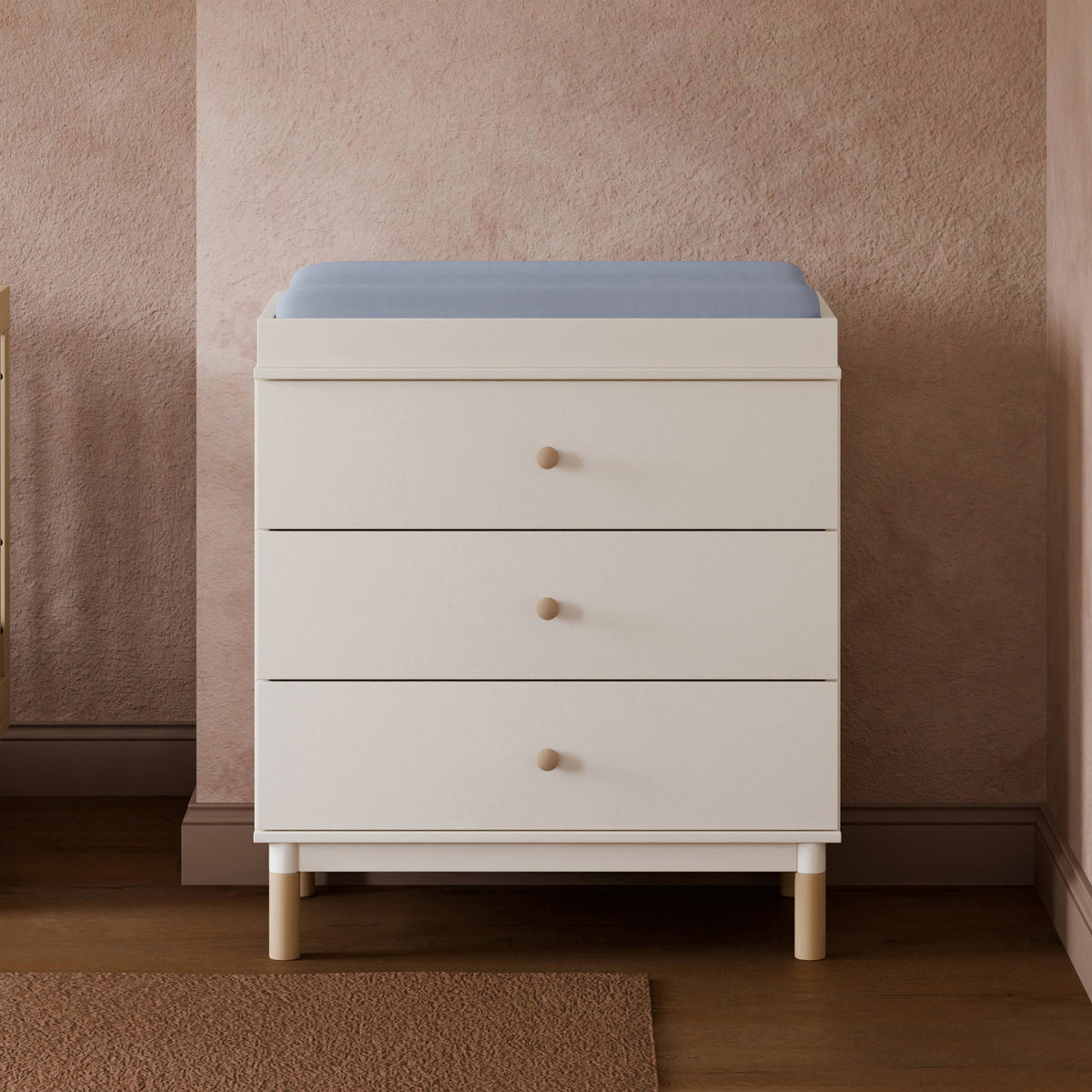 Gelato 3-Drawer Compact Changer Dresser with Removable Changing Tray (34")