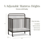 Winston 4-in-1 Convertible Mini Crib
