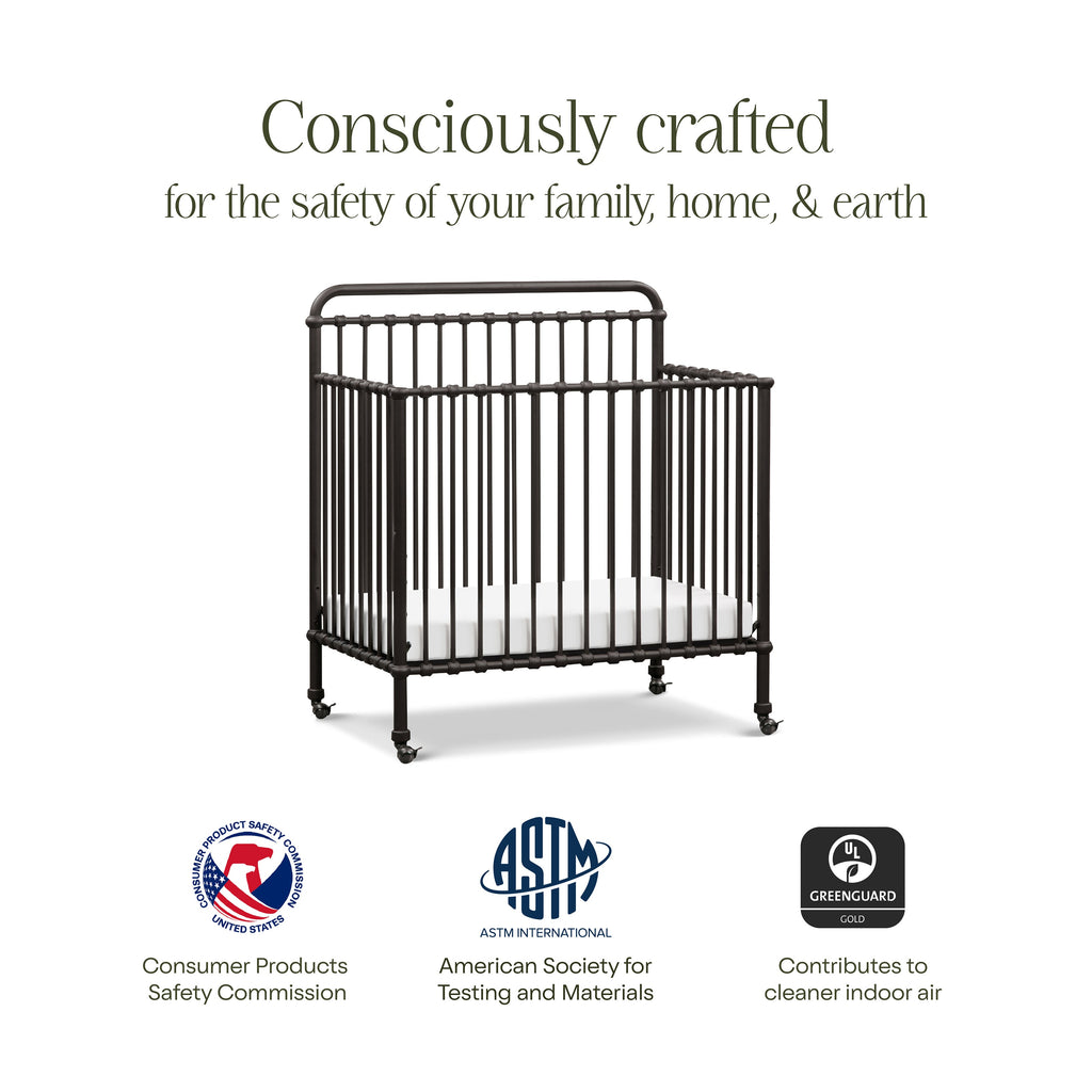 Winston 4-in-1 Convertible Mini Crib