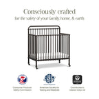 Winston 4-in-1 Convertible Mini Crib