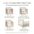 Winston 4-in-1 Convertible Mini Crib