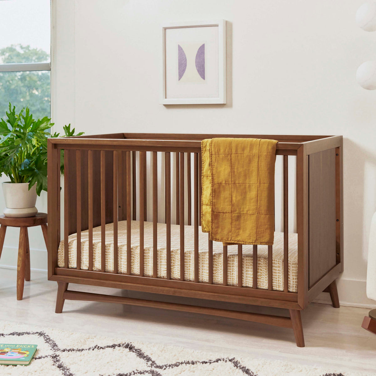 Cuna convertible 3 en 1 Peggy con kit de conversión para cama de niño pequeño