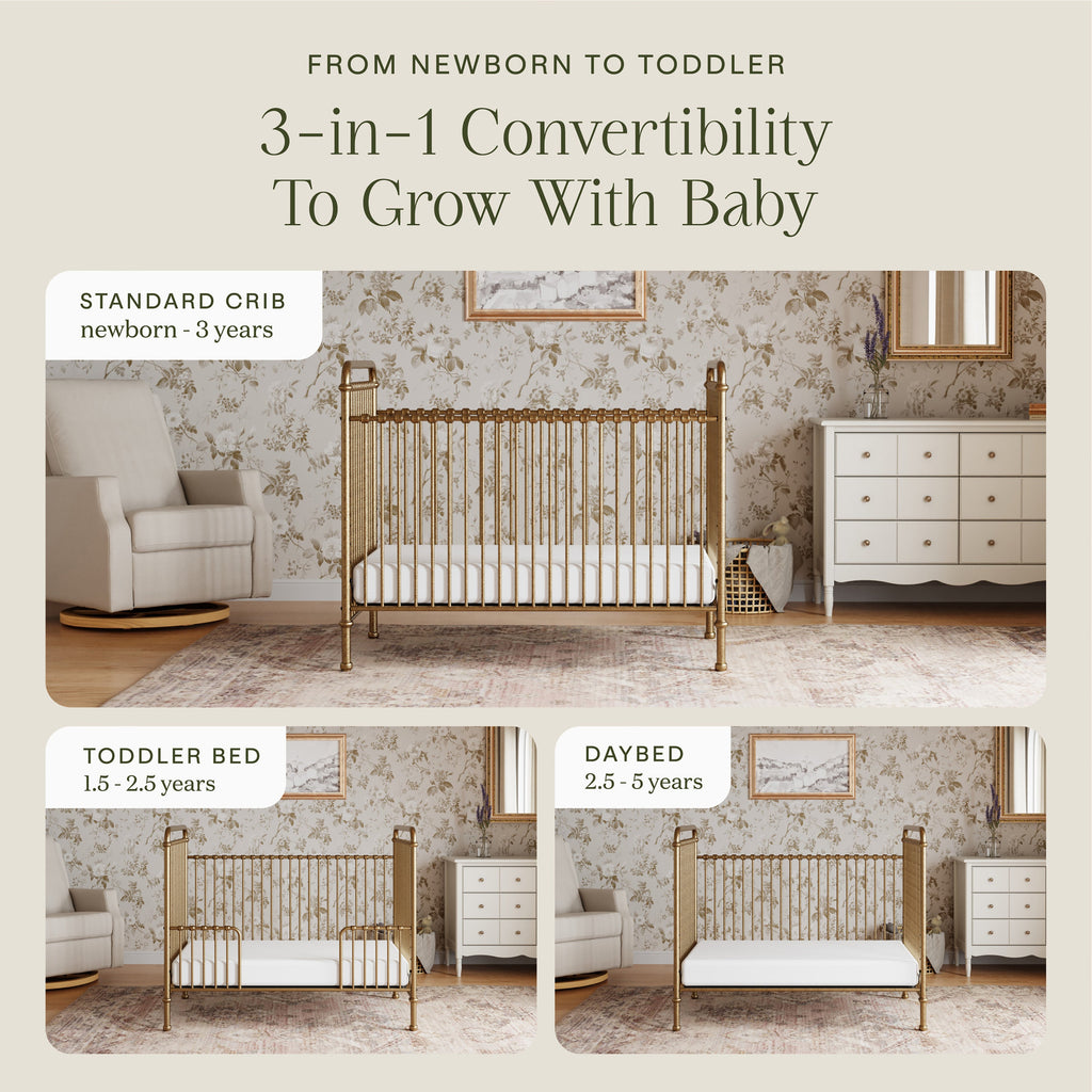 Cuna convertible 3 en 1 Abigail