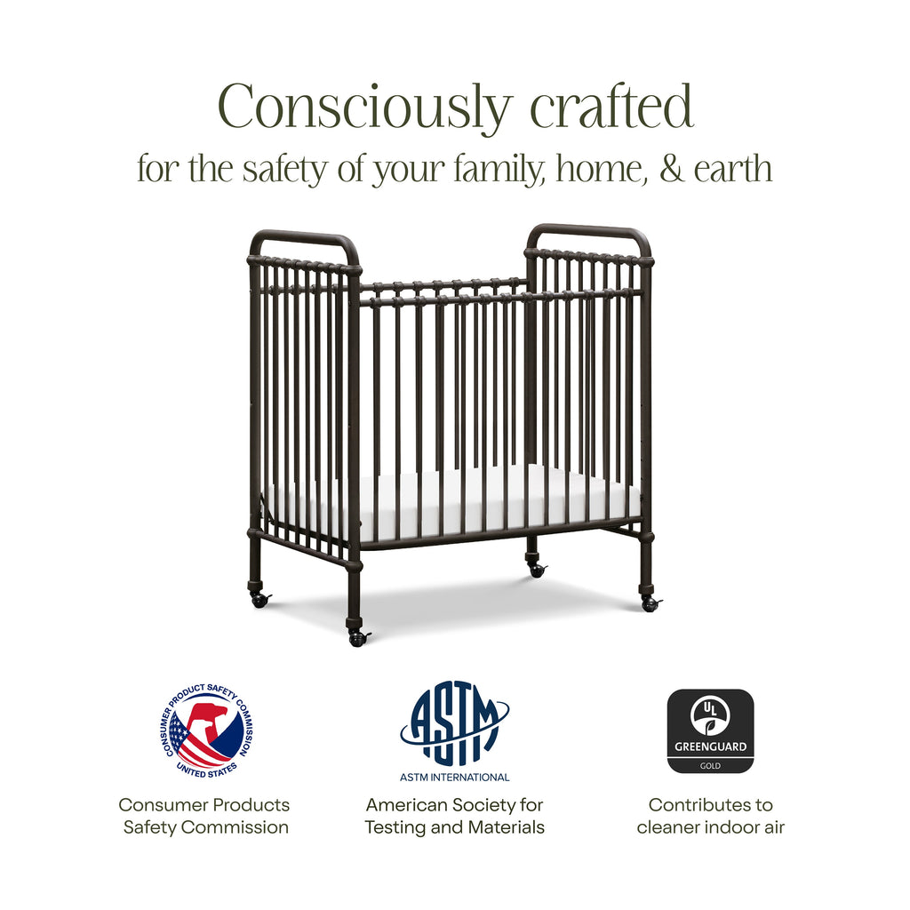Abigail 3-in-1 Convertible Mini Crib