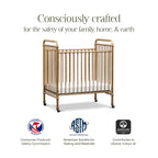 Abigail 3-in-1 Convertible Mini Crib
