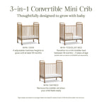 Abigail 3-in-1 Convertible Mini Crib