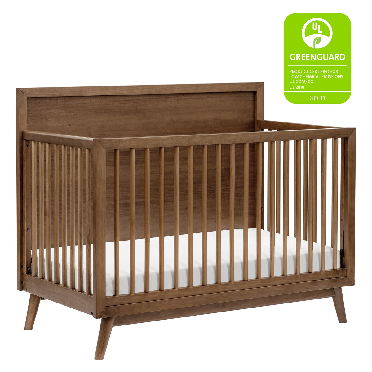 Palma 4-in-1 Convertible Crib with Toddler Bed Conversion Kit