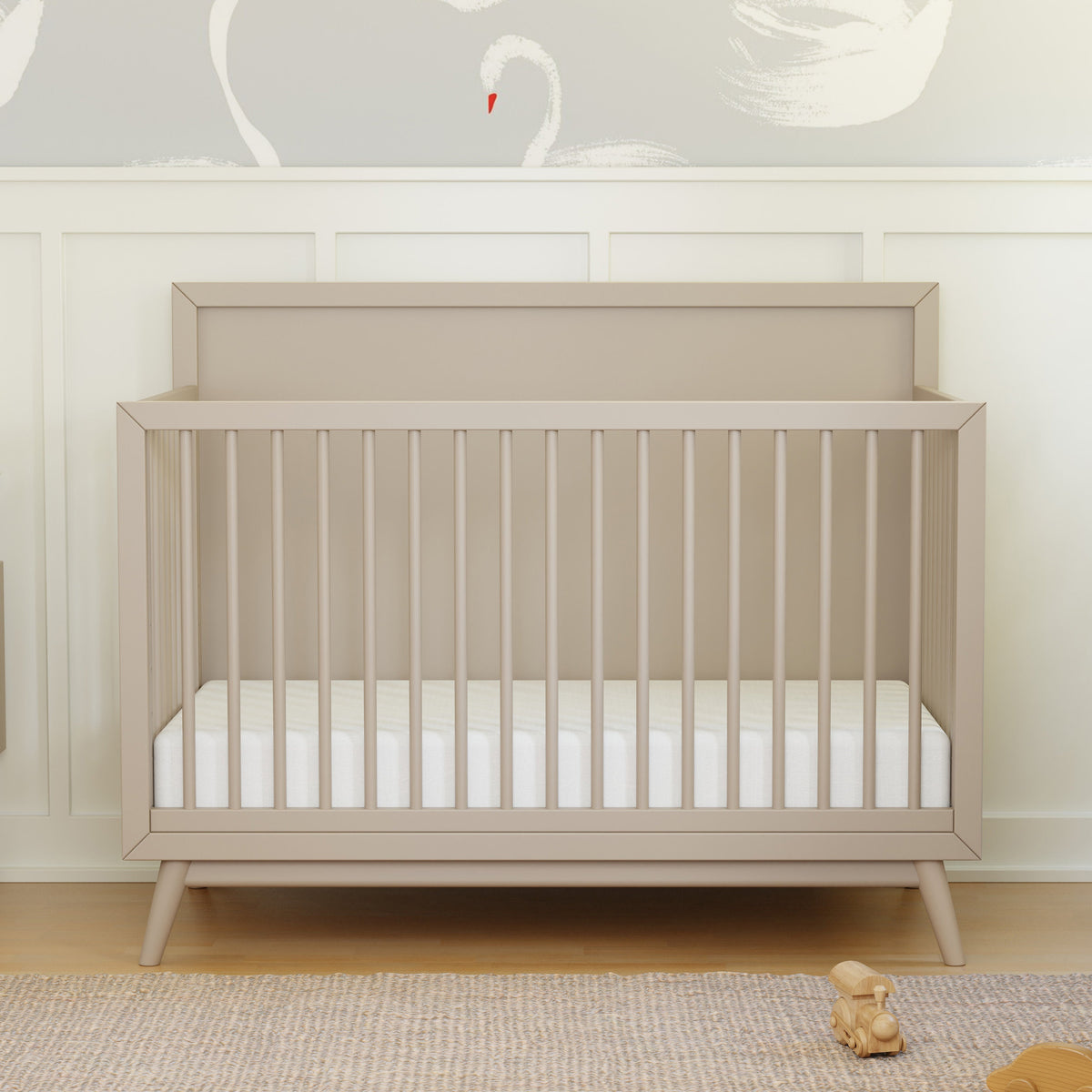 Palma 4-in-1 Convertible Crib with Toddler Bed Conversion Kit