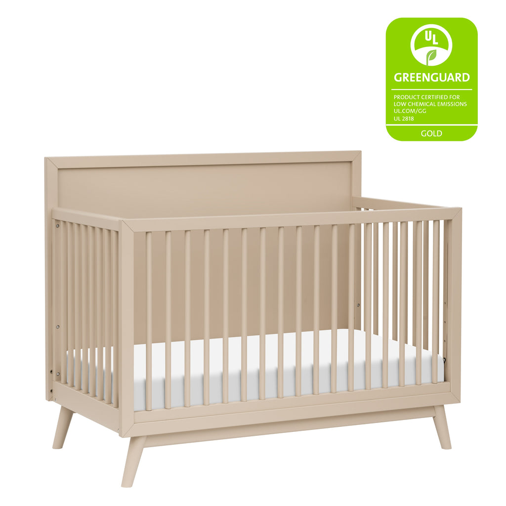 Palma 4-in-1 Convertible Crib with Toddler Bed Conversion Kit