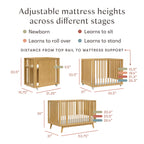 Palma 8-in-1 Convertible All-Stages® Crib with Bassinet & Toddler Bed Kits