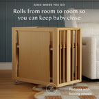 Palma 8-in-1 Convertible All-Stages® Crib with Bassinet & Toddler Bed Kits