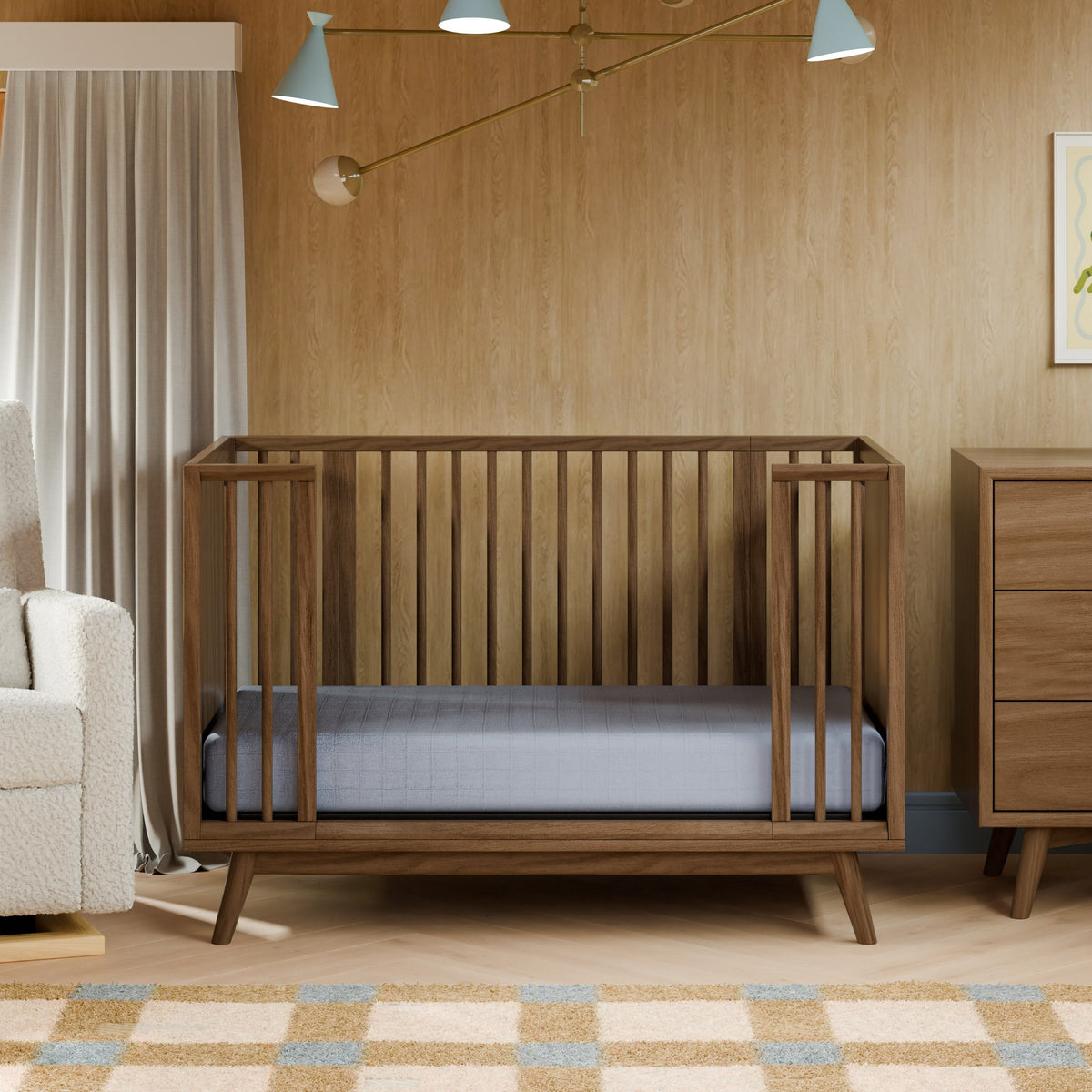 Palma 8-in-1 Convertible All-Stages® Crib with Bassinet & Toddler Bed Kits