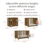 Palma 8-in-1 Convertible All-Stages® Crib with Bassinet & Toddler Bed Kits