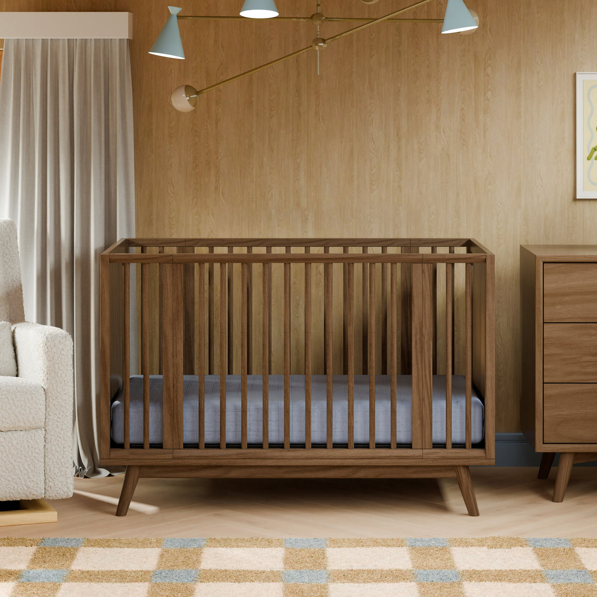 Cuna convertible 8 en 1 All-Stages® Palma con kits de moisés y cama para niños pequeños