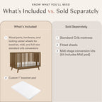 Palma 8-in-1 Convertible All-Stages® Crib with Bassinet & Toddler Bed Kits