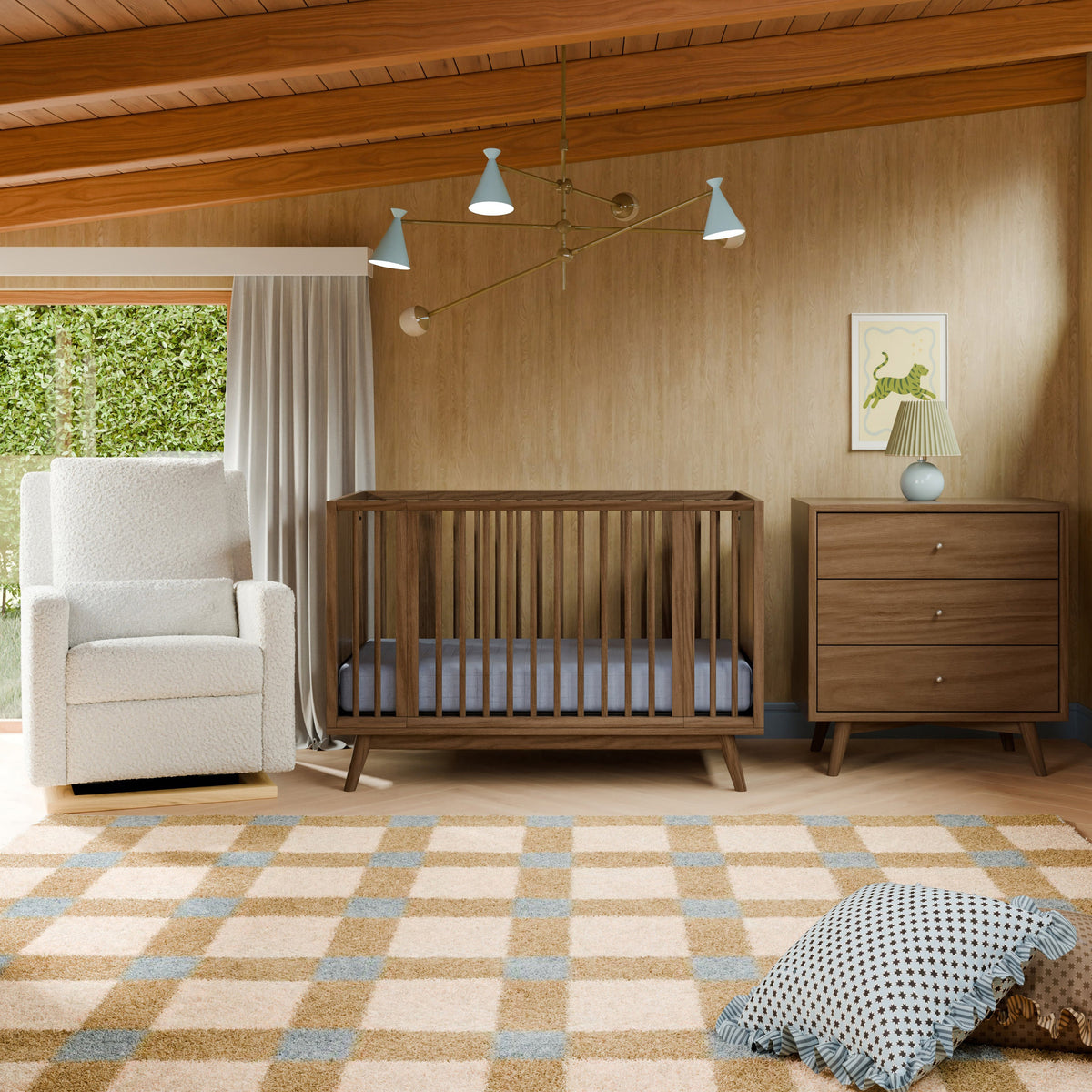 Palma 8-in-1 Convertible All-Stages® Crib with Bassinet & Toddler Bed Kits