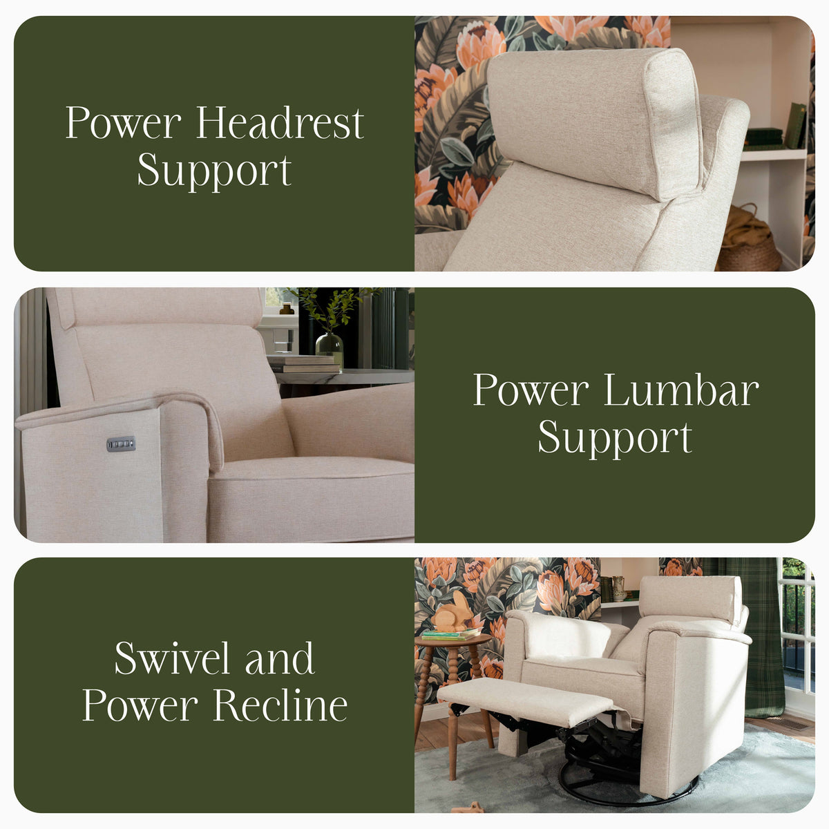 Willa Pro Power Recliner and Swivel Glider
