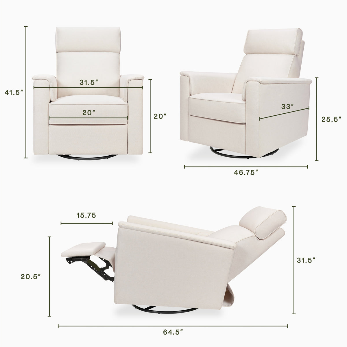 Willa Pro Power Recliner and Swivel Glider