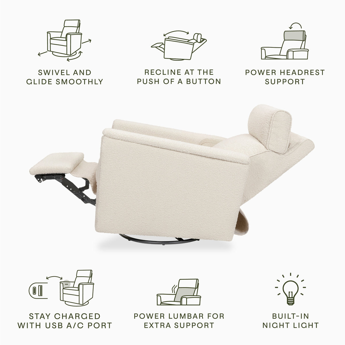 Willa Pro Power Recliner and Swivel Glider