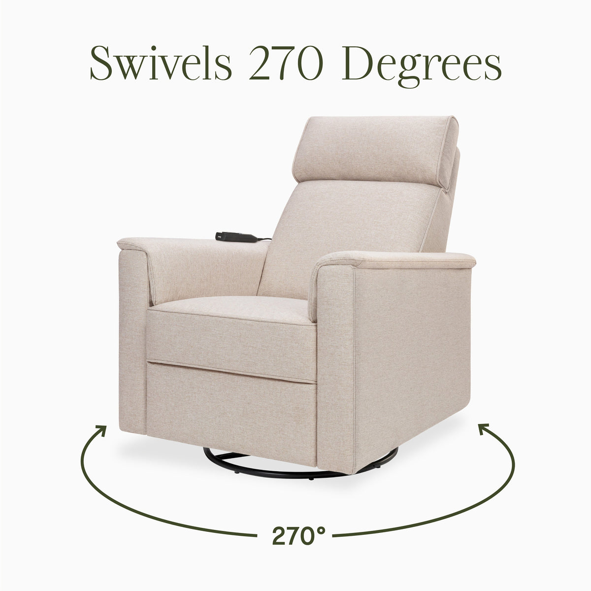 Willa Deluxe Power Recliner and Swivel Glider with Heat and Massage