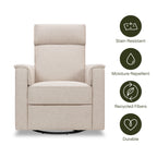 Willa Deluxe Power Recliner and Swivel Glider with Heat and Massage