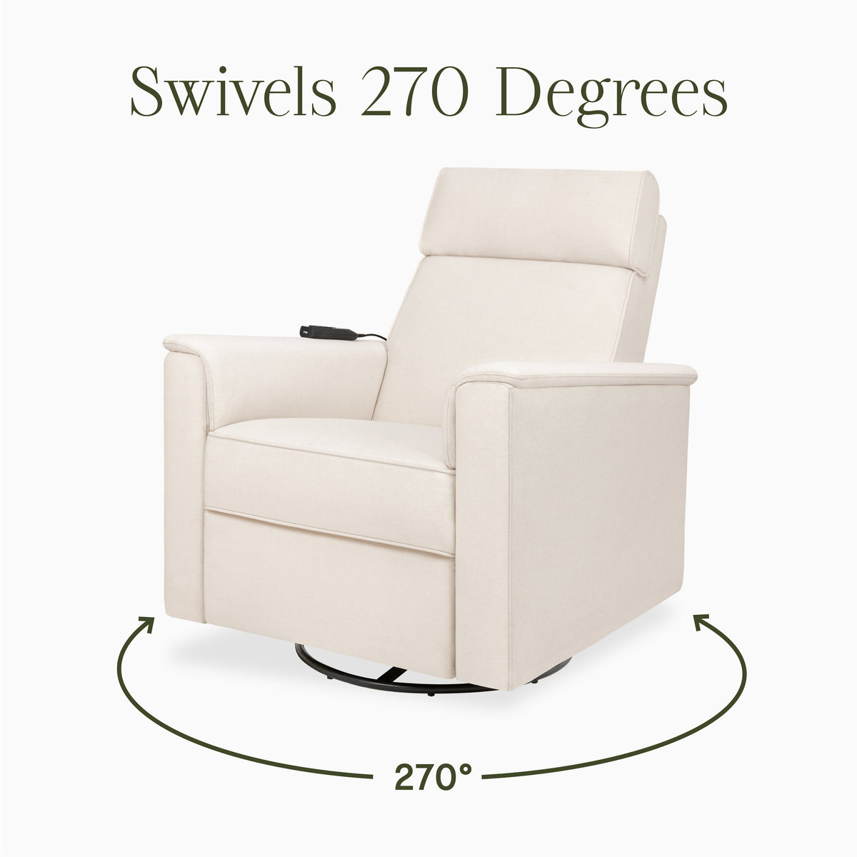 Willa Deluxe Power Recliner and Swivel Glider with Heat and Massage