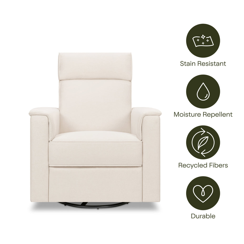 Willa Deluxe Power Recliner and Swivel Glider with Heat and Massage