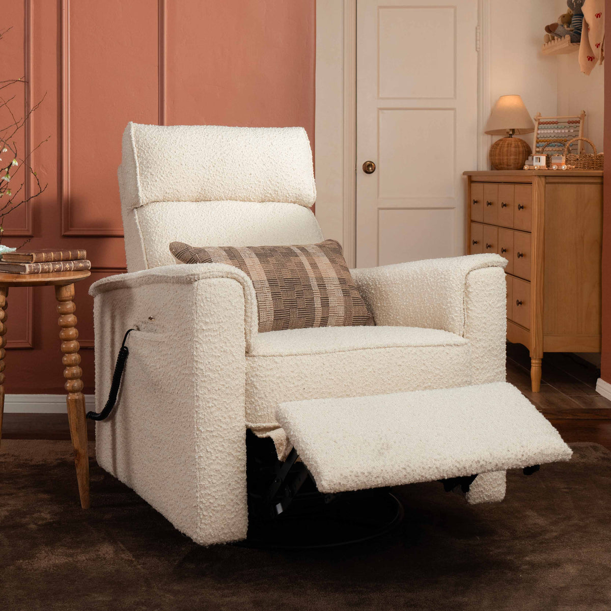 Willa Deluxe Power Recliner and Swivel Glider with Heat and Massage