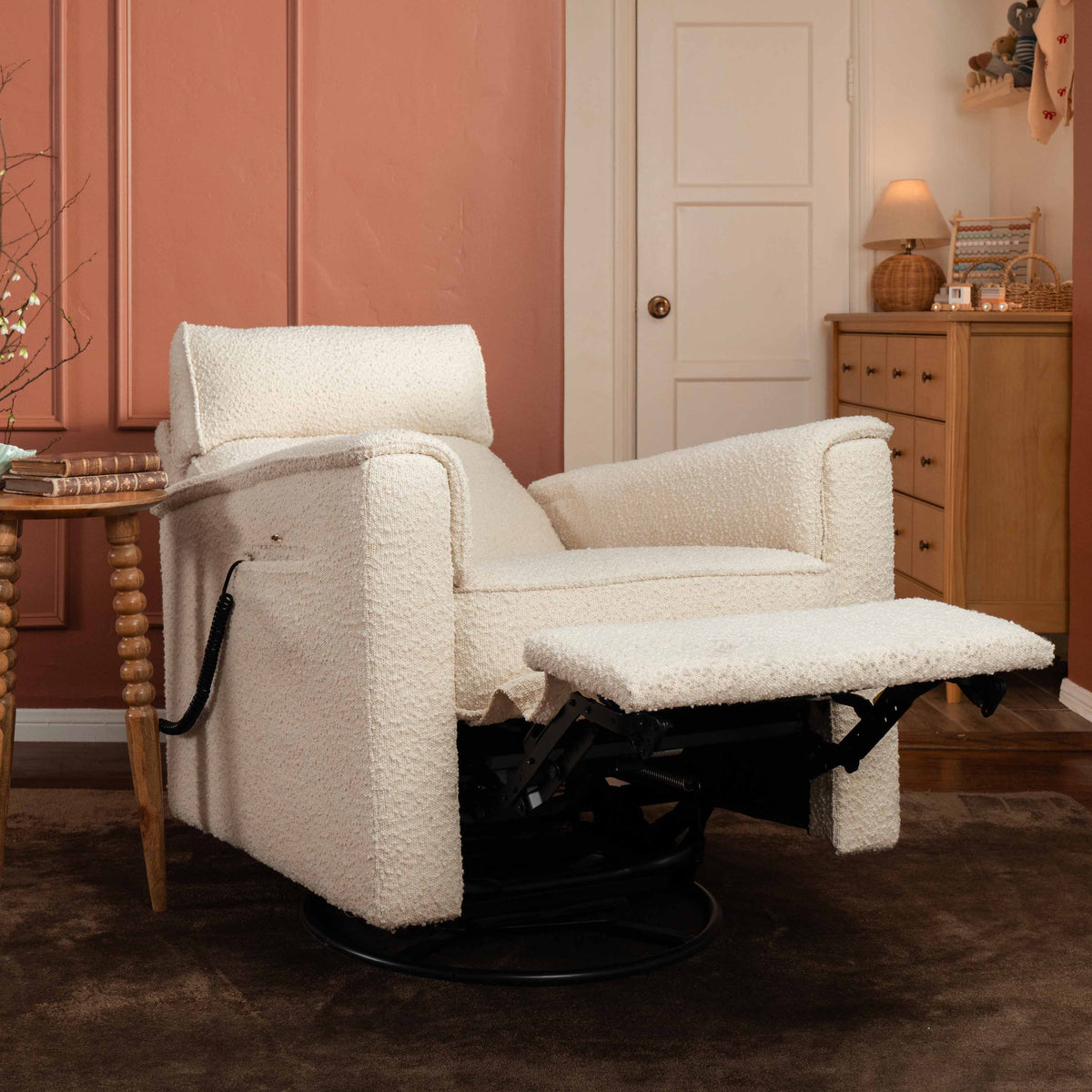 Willa Deluxe Power Recliner and Swivel Glider with Heat and Massage
