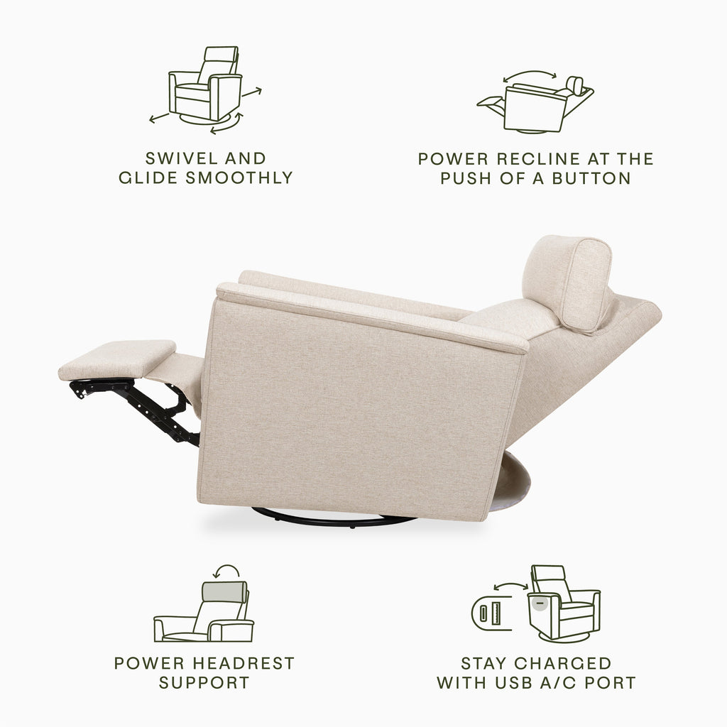 Willa Plus Power Glider Recliner w/ Power Headrest