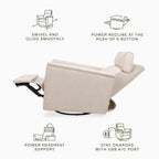 Willa Plus Power Glider Recliner w/ Power Headrest