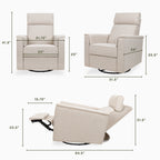 Willa Plus Power Glider Recliner w/ Power Headrest