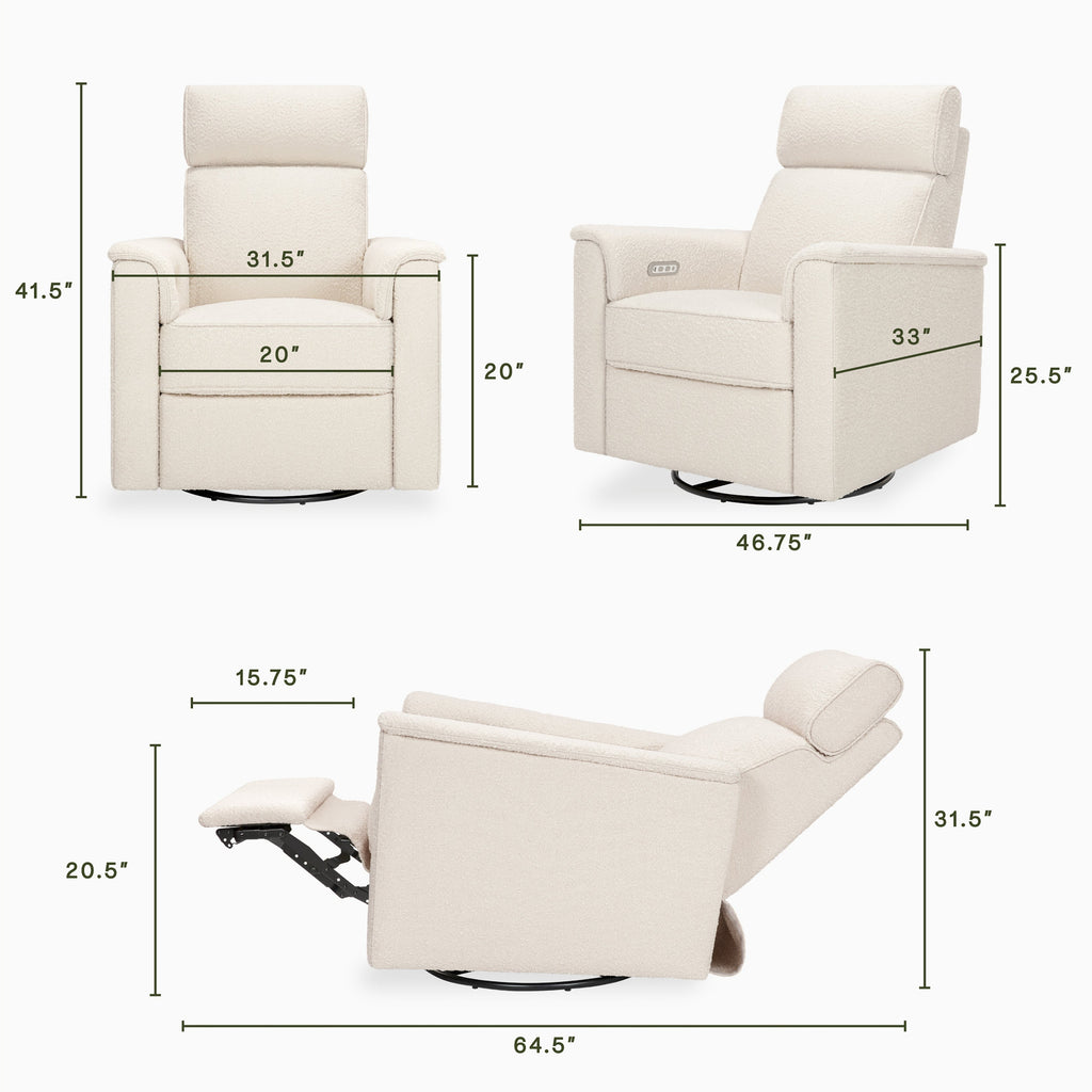 Willa Plus Power Glider Recliner w/ Power Headrest