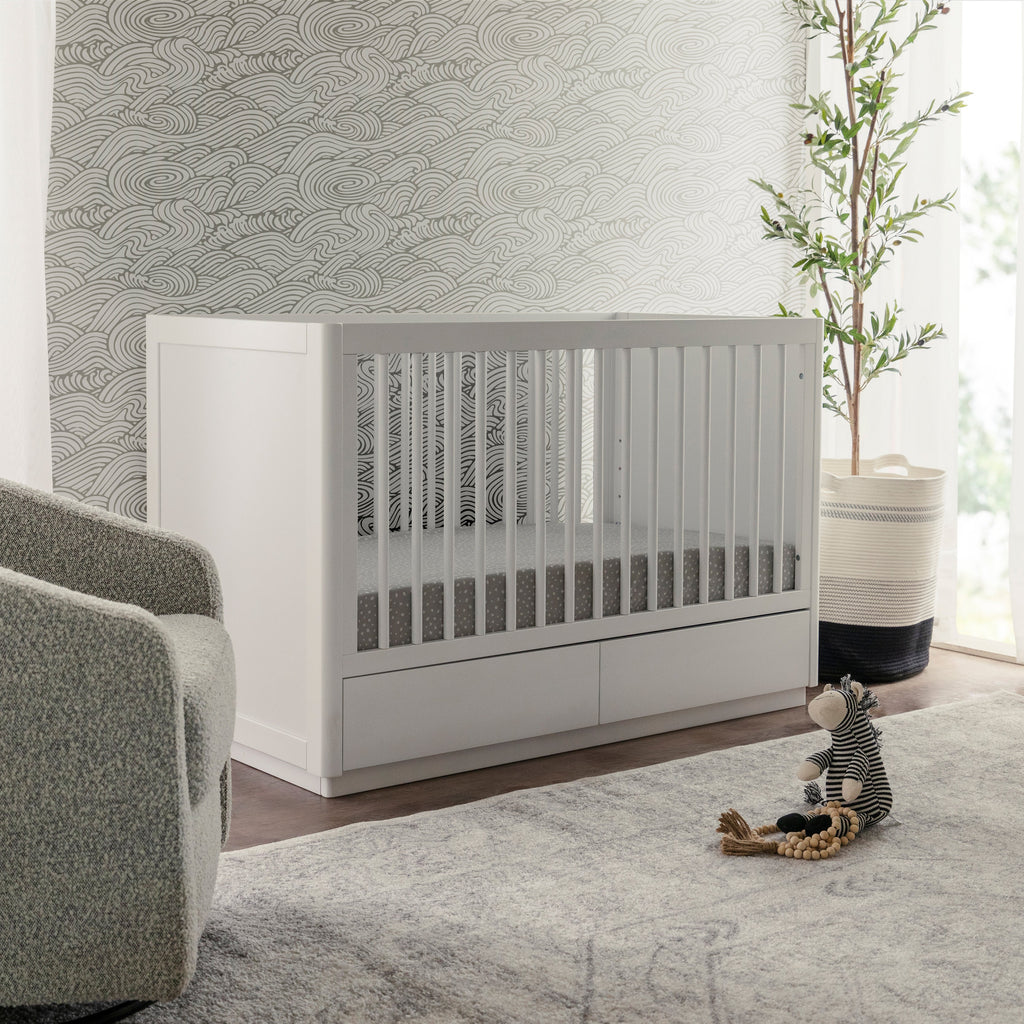 Cuna convertible 3 en 1 Bento con kit de conversión para cama infantil