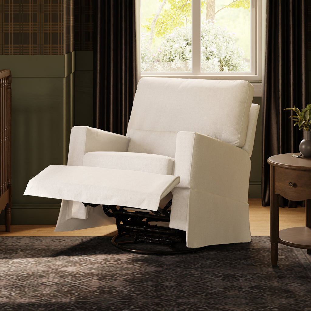 Sillón reclinable y mecedora giratoria Crawford