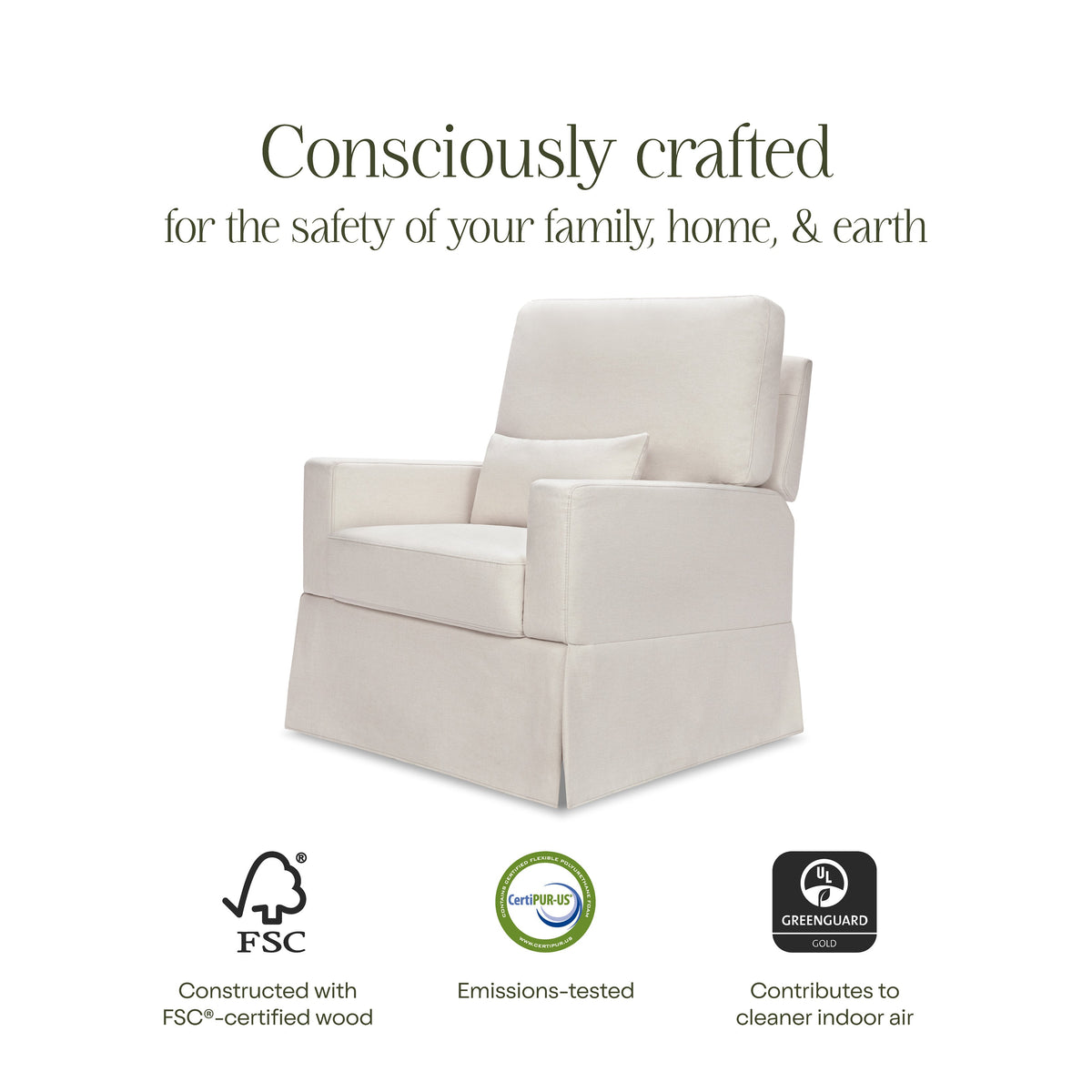 Crawford Recliner and Swivel Glider