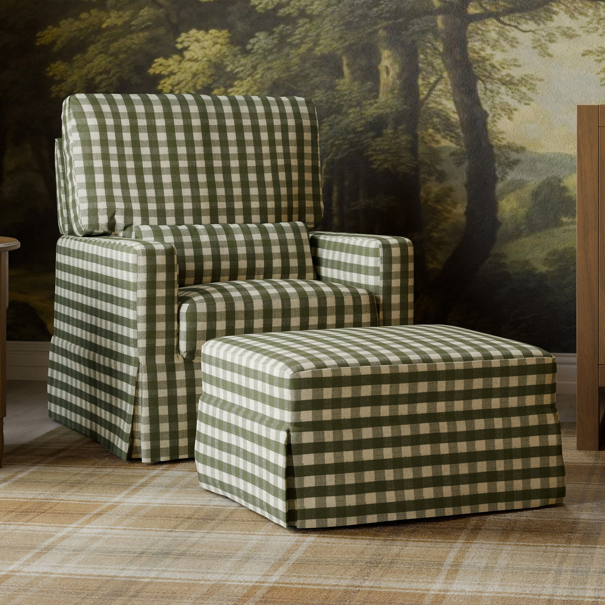 Crawford Gliding Ottoman