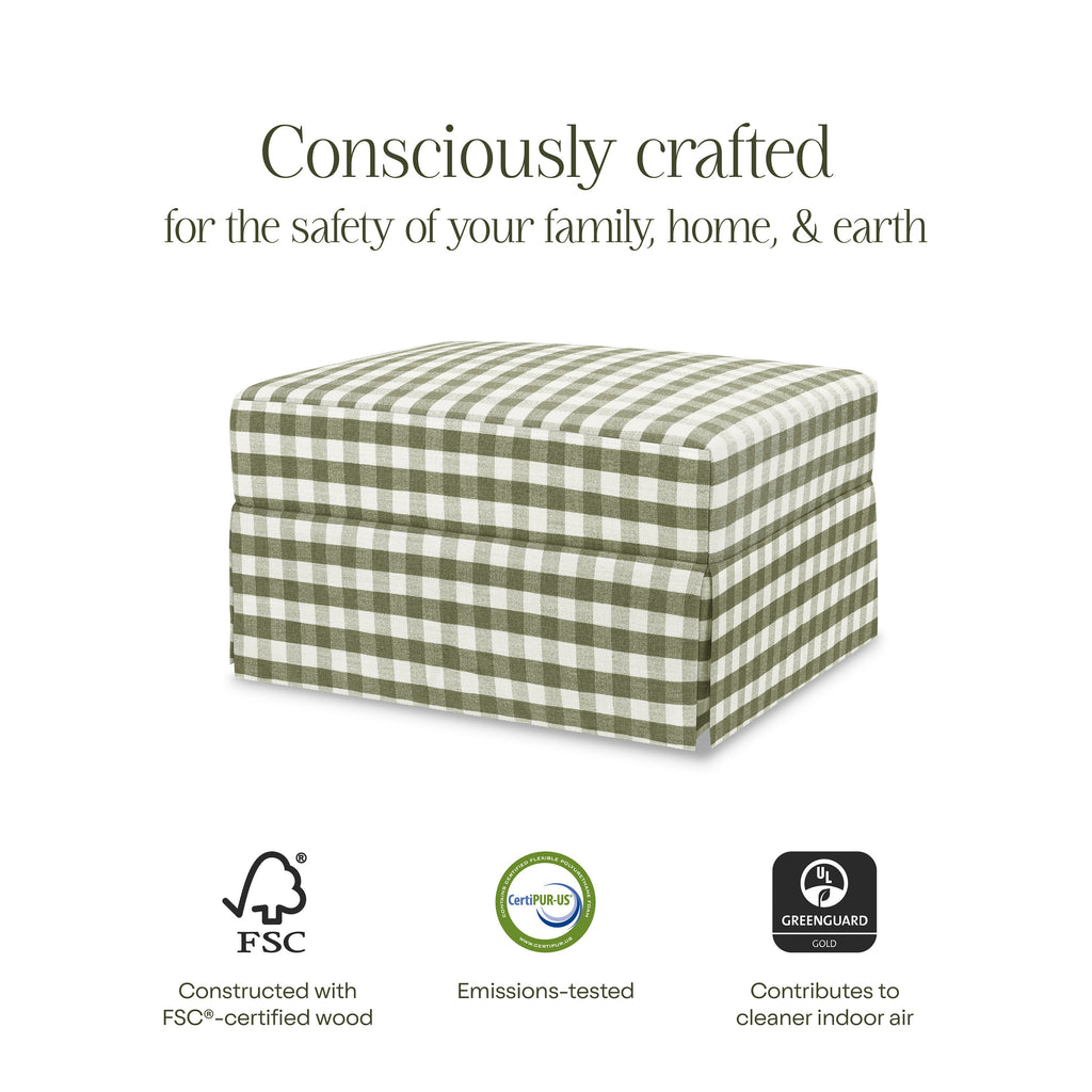 Crawford Gliding Ottoman