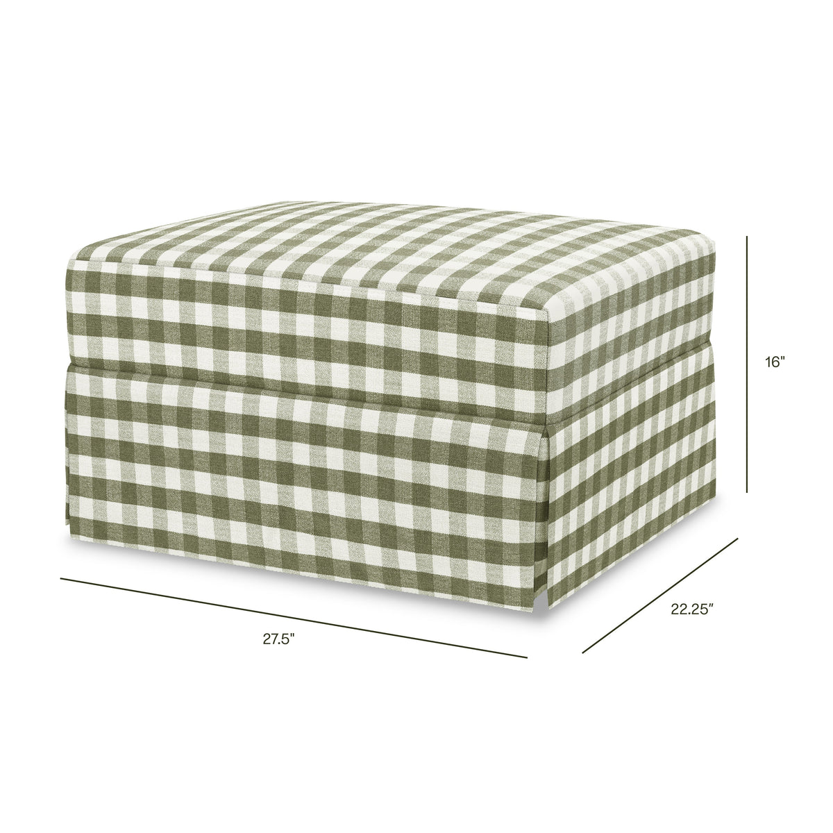 Crawford Gliding Ottoman